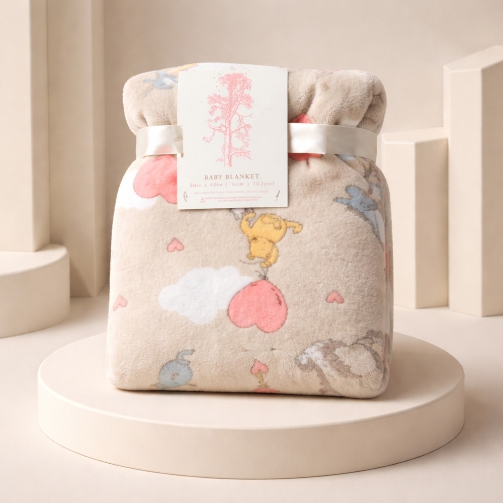 Nwt Pooh Bear Collection Baby Blanket New